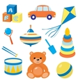 set of toys 3 vector image