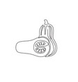 single continuous line drawing whole vector image