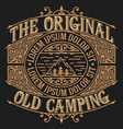 old design for logo or packing vector image