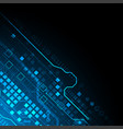 abstract background on technological vector image