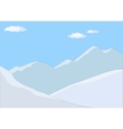 mountain landscape vector image vector image