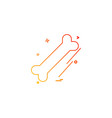 bone icon design vector image