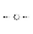 loading symbol in modern style on light background vector image