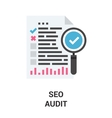 seo audit icon vector image vector image
