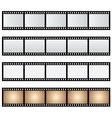 pack film strip isolated vector image vector image