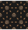 seamless pattern skull pattern vector image