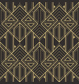 abstract art deco seamless pattern 01 vector image