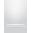 empty shelf vector image vector image