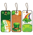 st patricks day labels vector image
