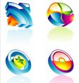 corporate design elements vector image
