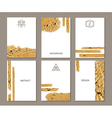 set of templates vector image vector image