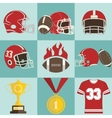 football game icons vector image