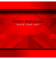 red modern background vector image
