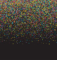 colourful confetti background 1907 vector image vector image