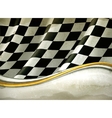 checkered background old-style vector image
