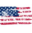 grunge flag vector image