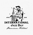 international jazz day vector image vector image