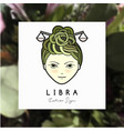 girl zodiac sign vector image vector image