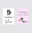 new born conratulation card design vector image vector image