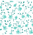 seamless flowers pattern vector image