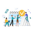 business people planning vector image