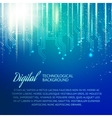 circuit background with light effect vector image vector image