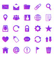 mail gradient icons on white background vector image
