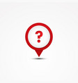 question mark vector image