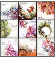floral graphics set vector image vector image