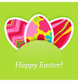 happy easter card vector image