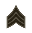 military ranks and insignia stripes chevrons vector image