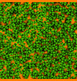 clover leaves background for saint patrick day vector image
