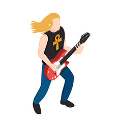 Guitar player Royalty Free Vector Image - VectorStock
