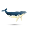 conceptual polygonal humpback whale abstract low vector image