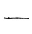 cigarette holder hatching black vintage vector image vector image