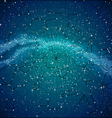 sky map with constellasions vector image vector image