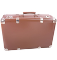 world traveler suitcase vector image