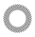 circle pattern for round frame vector image vector image