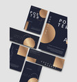 copper advertisement set vector image