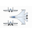 fighter vector image