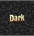 black background with demonstration of gold light vector image