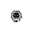 lion head vector image