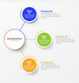 infographic design template with option or step vector image