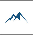 mountain icon isolated on white background vector image