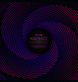 abstract stripe line pattern color line swirl vector image