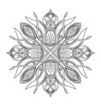 flower mandala vintage decorative elements vector image