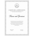 certificate template diploma of modern design vector image