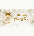christmas greeting card vector image vector image