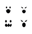 ghost icons vector image vector image