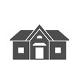 house or home glyph icon vector image